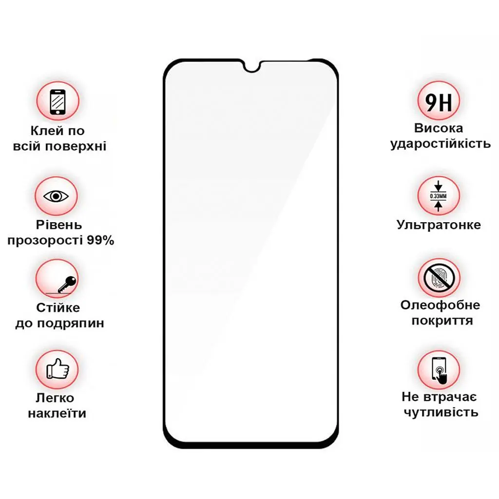 Скло захисне BeCover Xiaomi Redmi 15C 4G/5G Black (713907) - фото 3