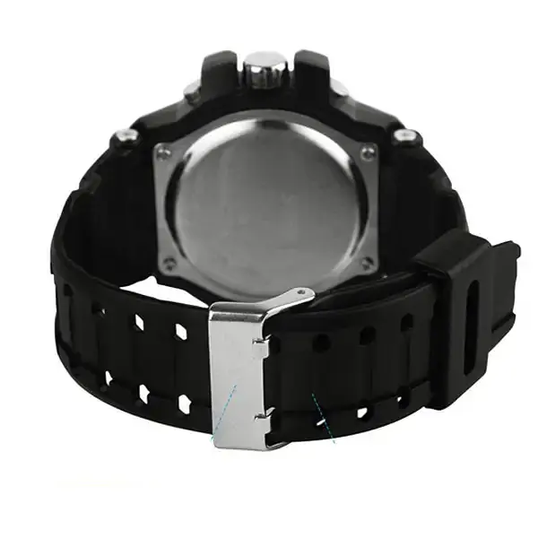 Мужские спортивные часы Skmei 0990 Resist Черный с зеленым - фото 6