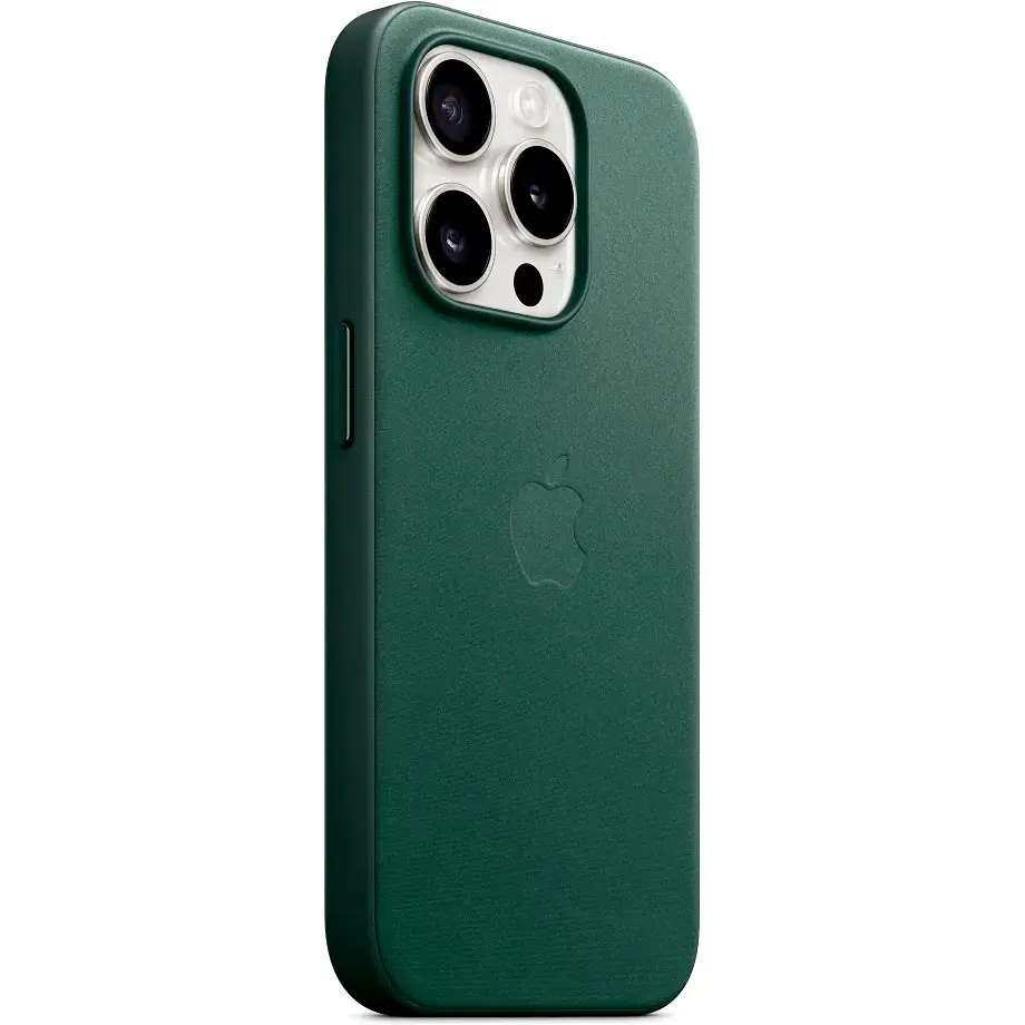 Чохол FineWoven Case with MagSafe для Apple iPhone 15 Pro Evergreen AAA [94479] - фото 2