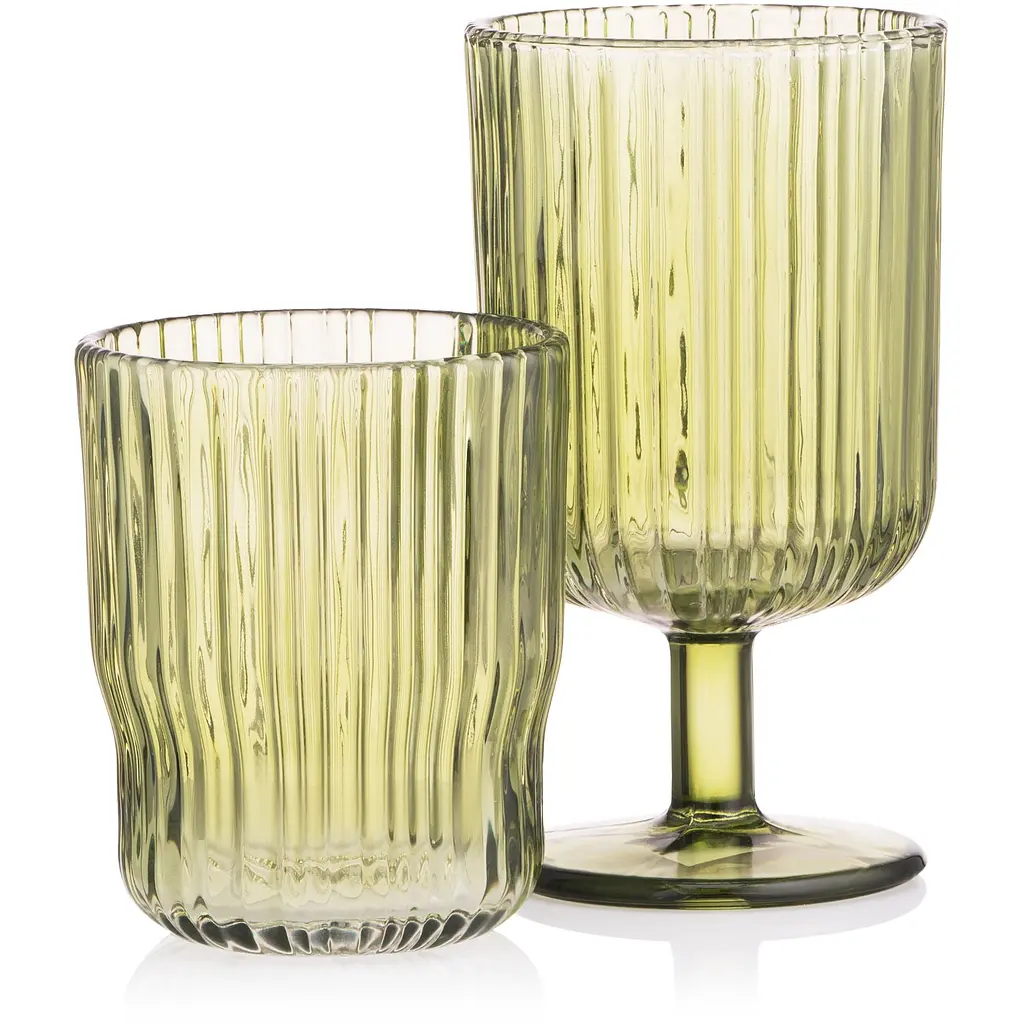 Набір склянок Ardesto 300 мл 2 шт. зелений (AR2630SGR) - фото 5