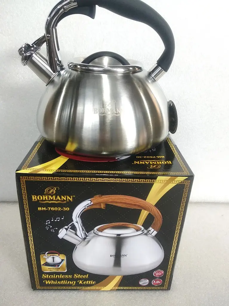Чайник із свистком 3 л Bohmann BH 7602-30 black - фото 7