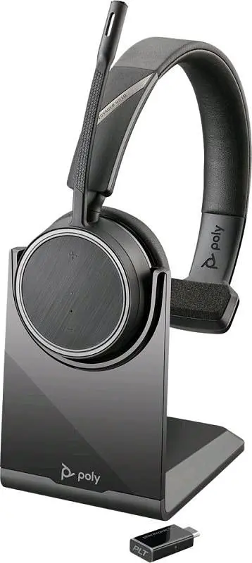 Bluetooth-гарнітура моно професійна Plantronics Poly Voyager 4210 UC коннектор USB-C - фото 2