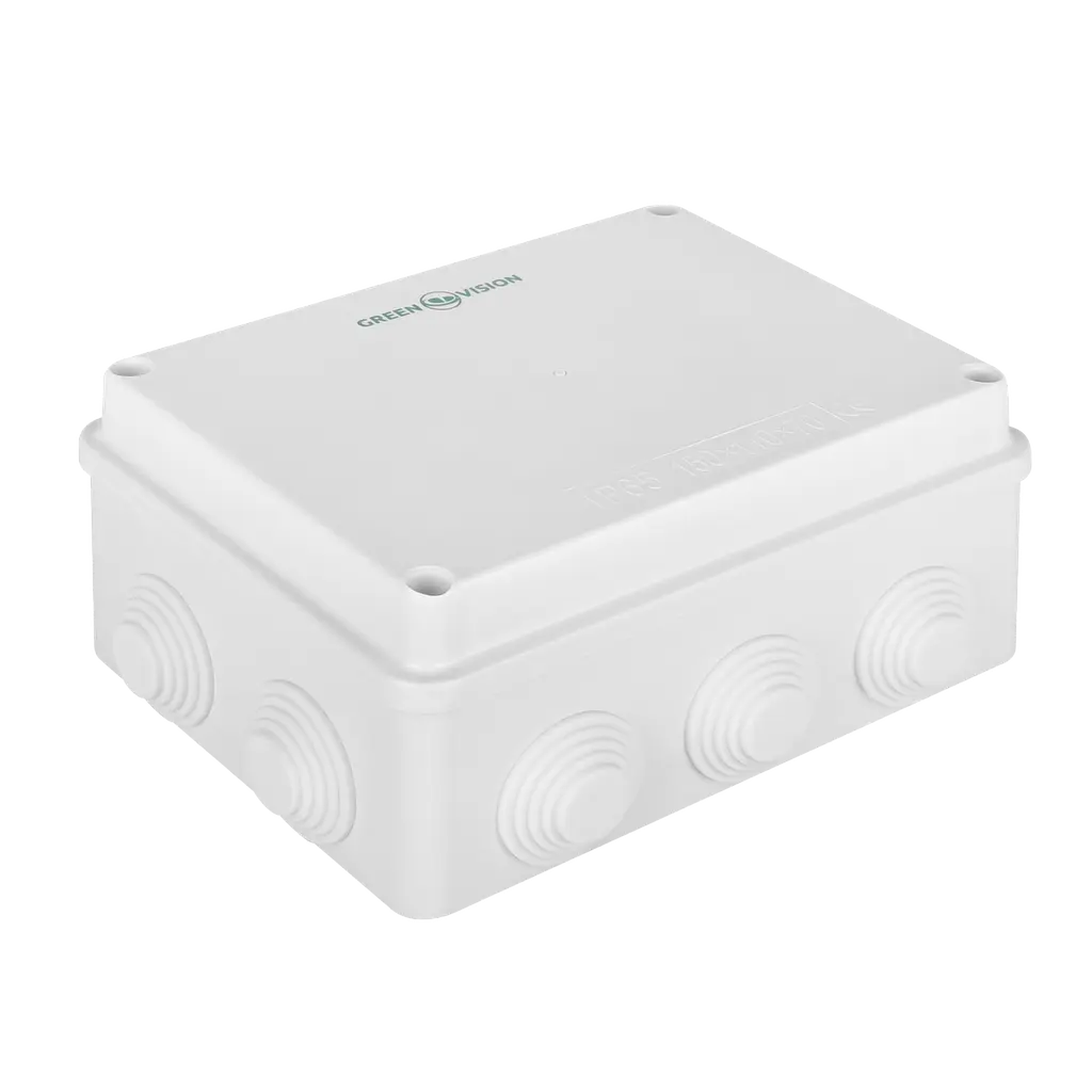 Коробка розподільна GreenVision 150х110х70 IP65 зовнішня