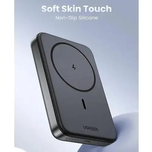 Внешний аккумулятор Ugreen с бепроводной зарядкой магнитный 10000mAh Magnet 7.5W (25919) - фото 5
