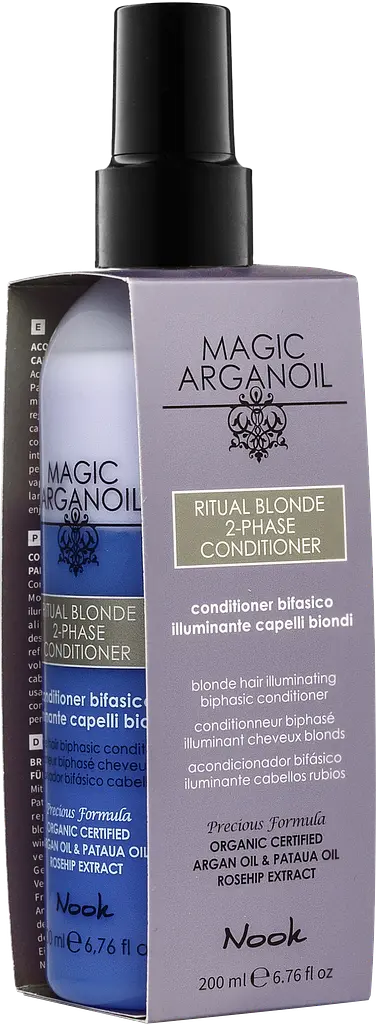 Двофазний незмивний кондиціонер Nook RITUAL BLONDE 200 мл - фото 3
