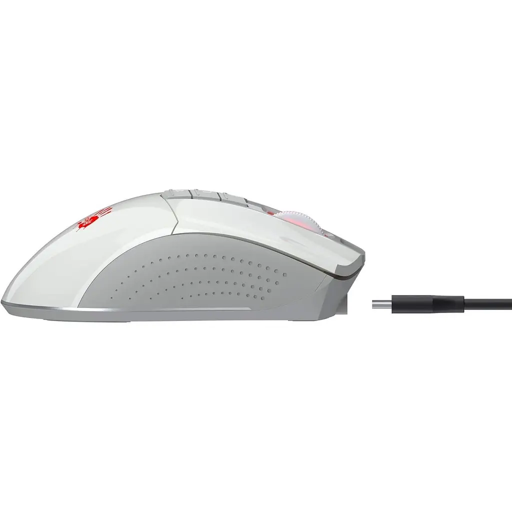 Мышь Bloody A4Tech R90 Plus White (R90 Plus (Greyish White)) - фото 4