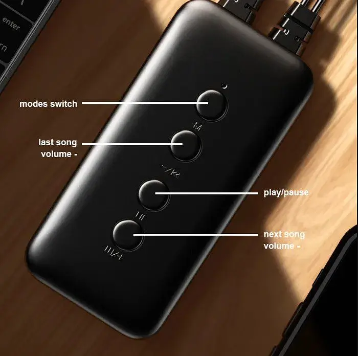Компьютерные колонки Kisonli X23 Bluetooth, 10W, USB, Wooden - фото 4