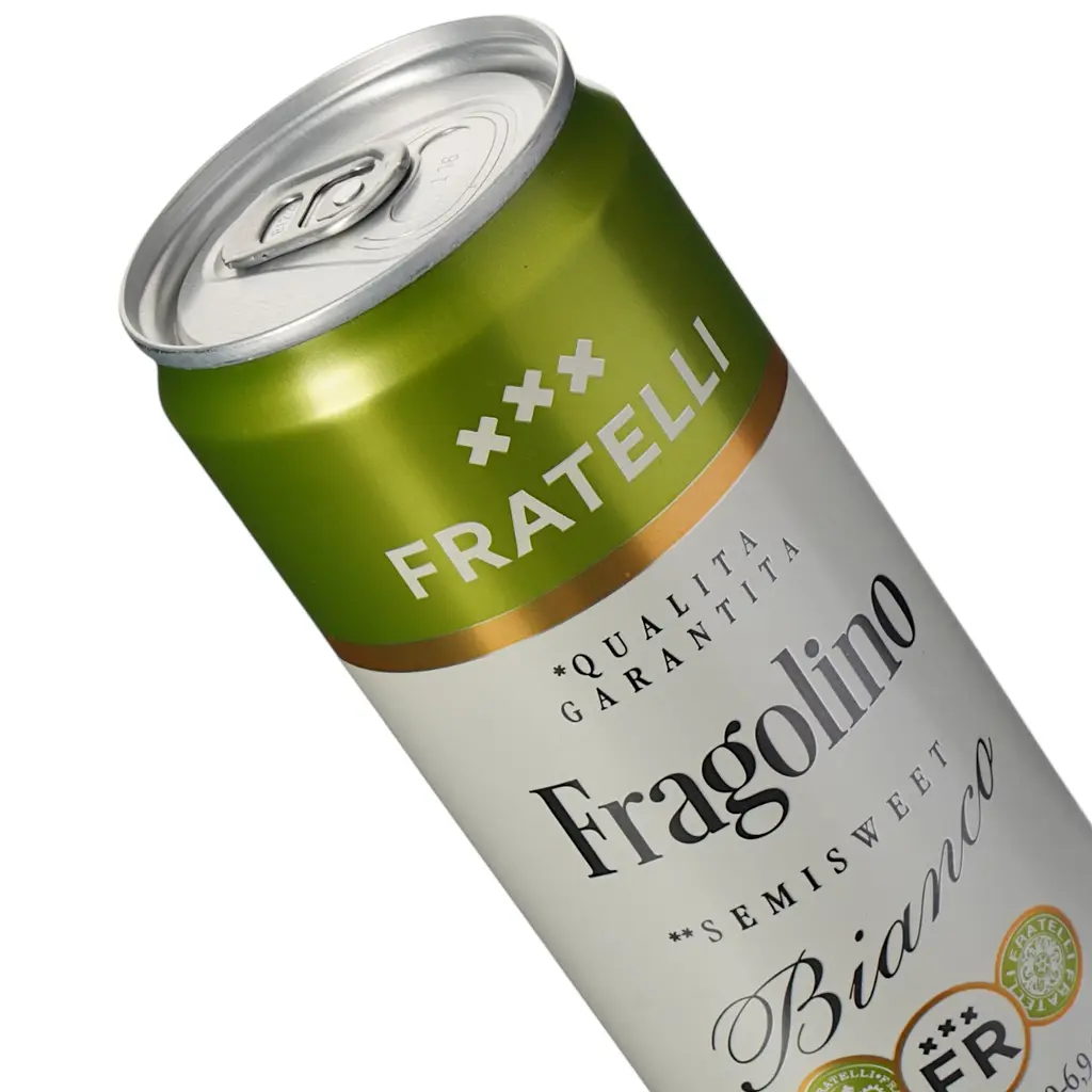 Напій винний Fratelli Fragolino Bianco білий напівсолодкий слабоалкогольний ігристий 6-6.9% 0.33 л (828585) - фото 6