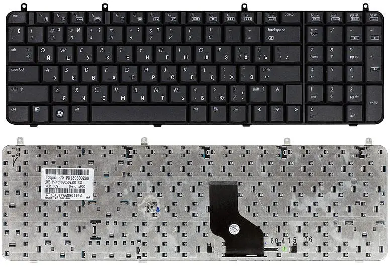 Клавіатура для ноутбука HP Presario (A945, A909, A900) Black - фото 3