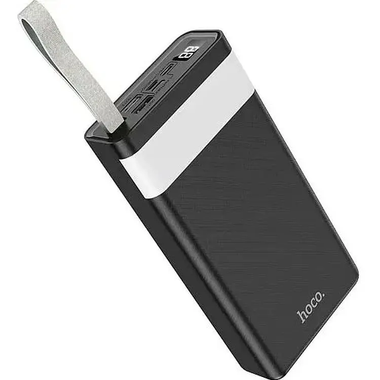 Портативная батарея Hoco J73 Powerful LED 30000 mAh Black - фото 3