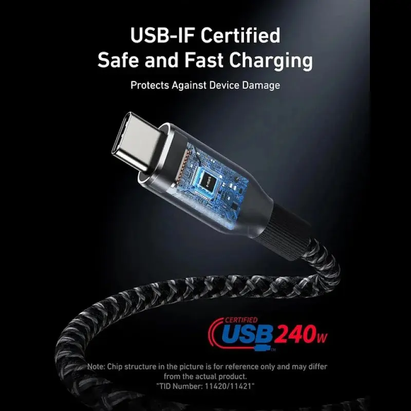 Кабель Anker 765 USB-C to USB-C 240W 1.80 м - фото 2