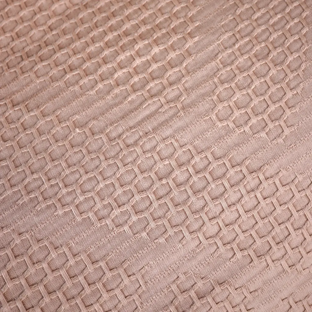 Постільна білизна MirSon №20-01 Waffle Bej 220х240 King Size (2200011032597) - фото 6