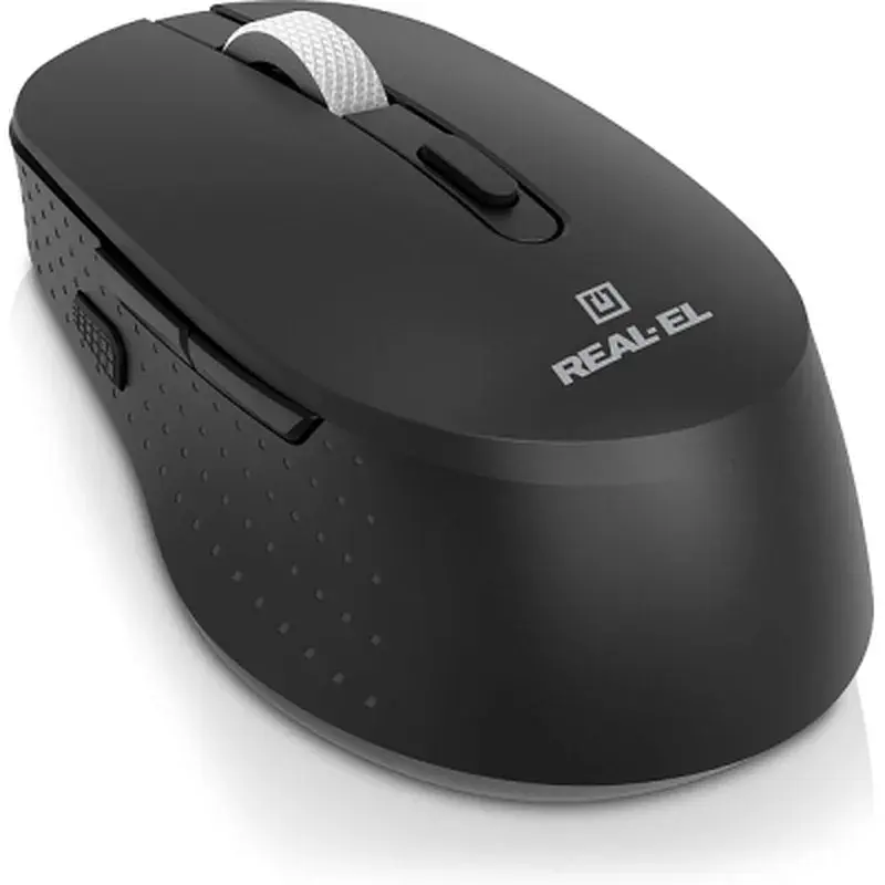 Мишка REAL-EL RM-380W Wireless Black (EL123200057) - фото 3