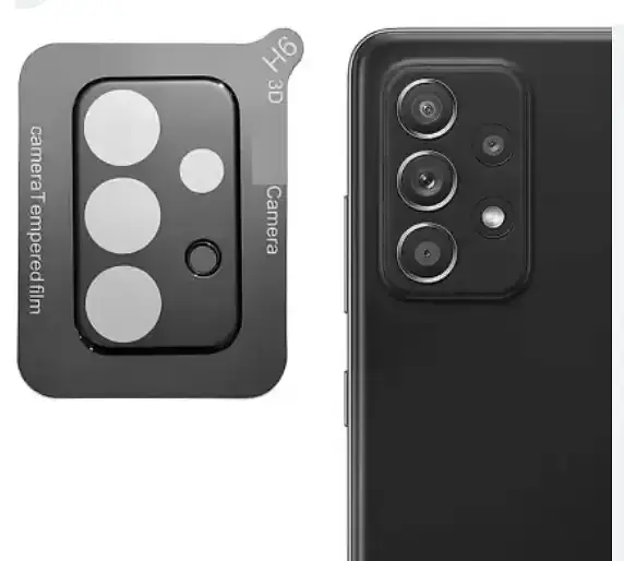 Защитное стекло на камеру DK 3D Color Glass для Samsung Galaxy A33 5G A336 014922 black - фото 2