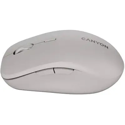 Комп'ютерна мишка Canyon MW-12 Wireless/Bluetooth Grey (CNS-CMSW12DG) - фото 4
