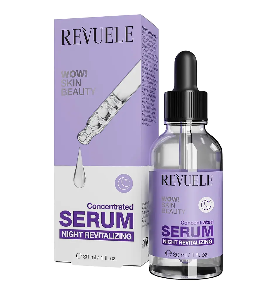 Нічна омолоджуюча сироватка WOW! SKIN BEAUTY Revuele 30 мл - фото 2