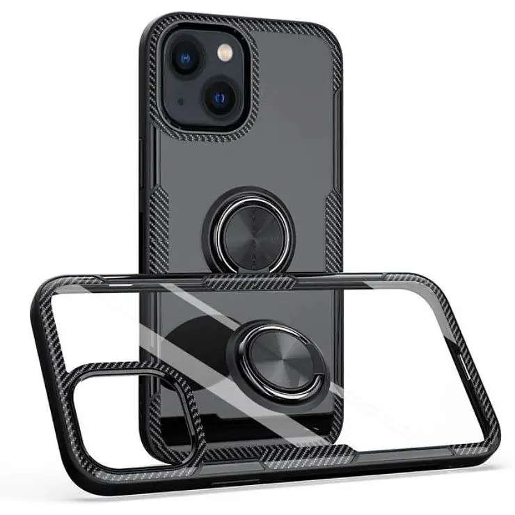 Чохол Primolux Ring Magnetic Stand для Apple iPhone 15 Black - фото 2