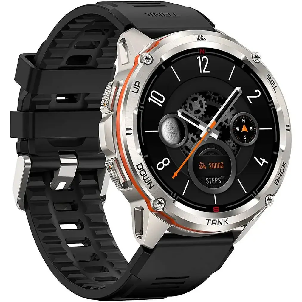 Смарт-годинник тактичний Kospet Tank T3 ULTRA Silver (KTT0003US) - фото 3