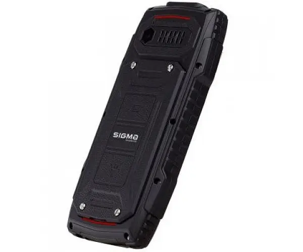 Мобільний телефон Sigma mobile X-treme AZ68 чорно червоний (4827798374924) - фото 2