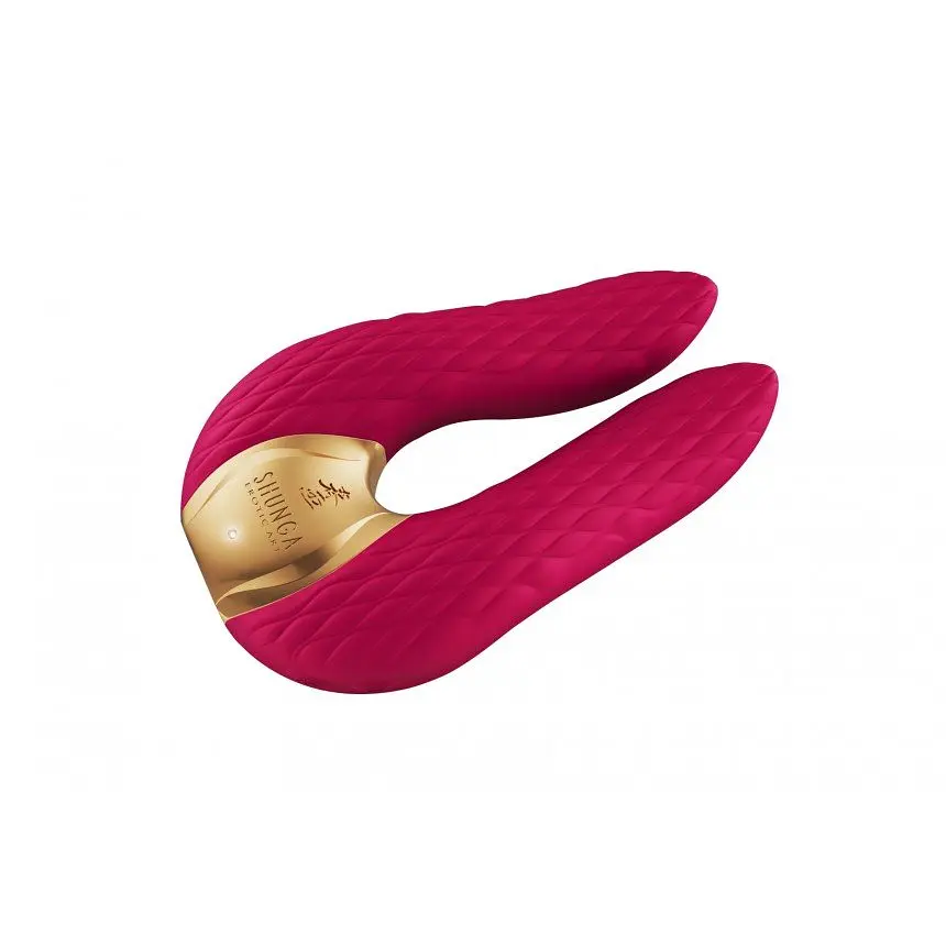Вібромасажер Shunga - Aiko Intimate Massager, 10.8х6.5 см (малиновий) - фото 5