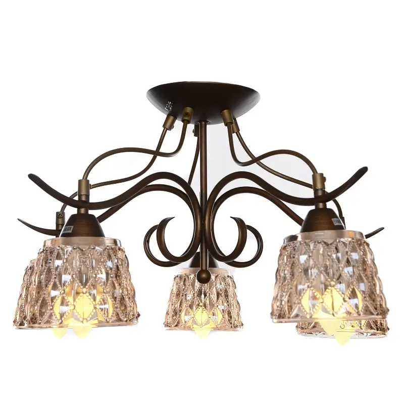 Люстра потолочная Brille классическая E14 40W BR (LK-269C/5) - фото 2