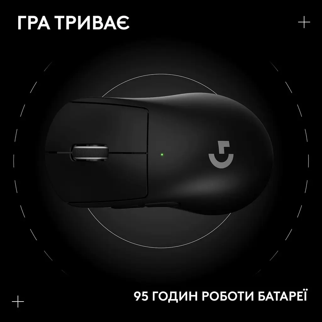 Миша Logitech G Pro X Superlight 2 DEX Black (910-007357) - фото 14