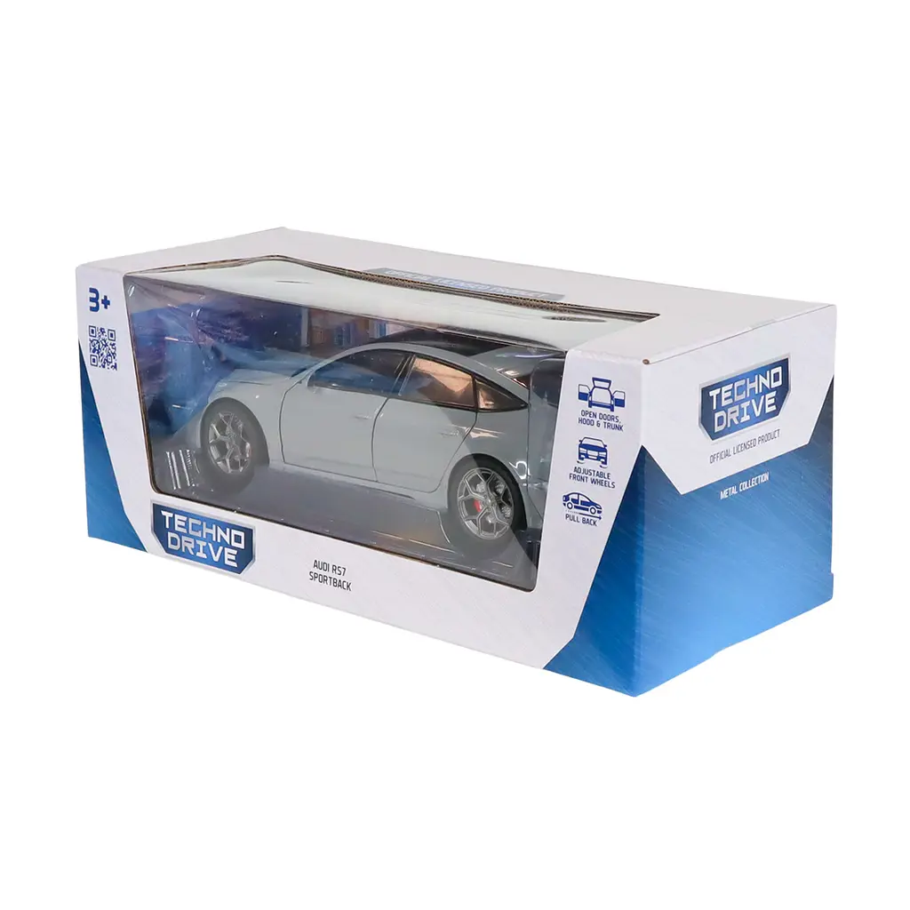 Автомодель TechnoDrive Audi RS7 Sportback 1:24 сіра (KM07222) - фото 13