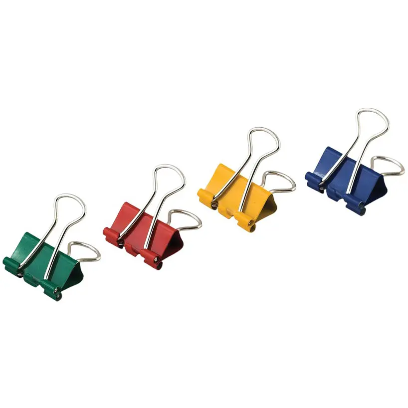 Биндеры Buromax 25 мм 12 шт. цветные (BM.5354) - фото 2