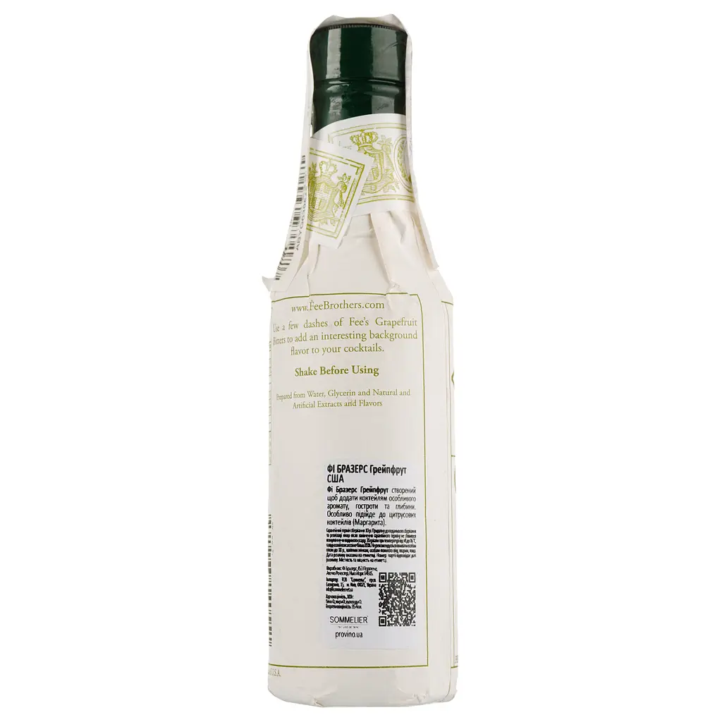 Бітер Fee Brothers Grapefruit 17% 0.15 л - фото 3