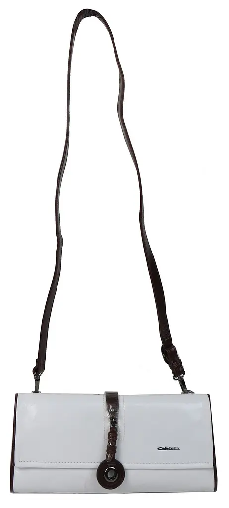 Жіночий шкіряний клатч Giorgio Ferretti 31085H2032 Білий - фото 7