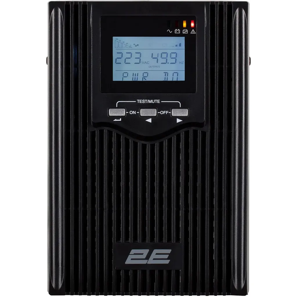 Источник бесперебойного питания 2E PS2000L, 2000VA/1600W, на внешние АКБ 4x12В, 2xSchuko+1xC13 - фото 2