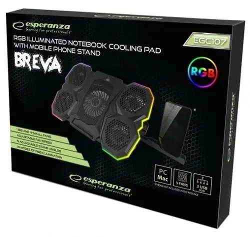 Підставка для ноутбука до 17 Breva Black Esperanza teh0023867 - фото 5