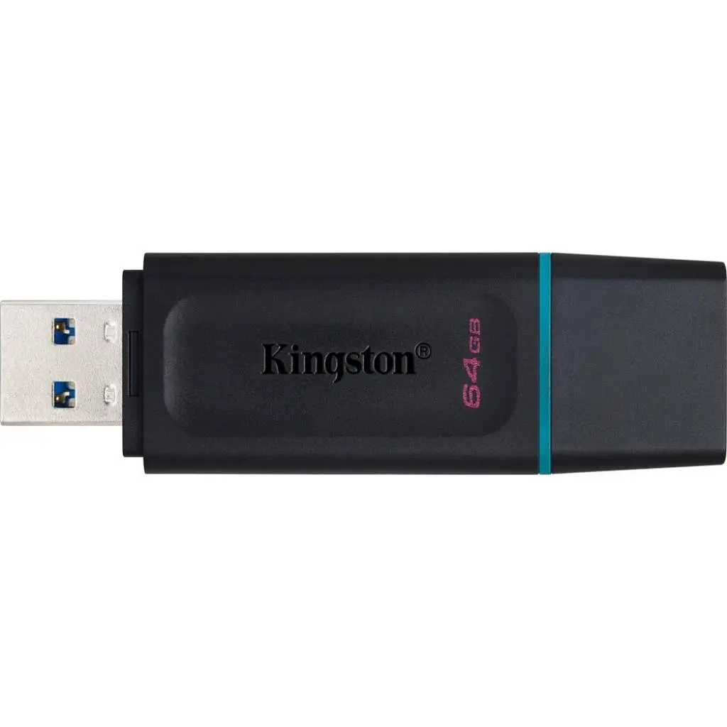 USB флеш накопитель Kingston 64GB DataTraveler Exodia Black/Teal USB 3.2 (DTX/64GB) - фото 3