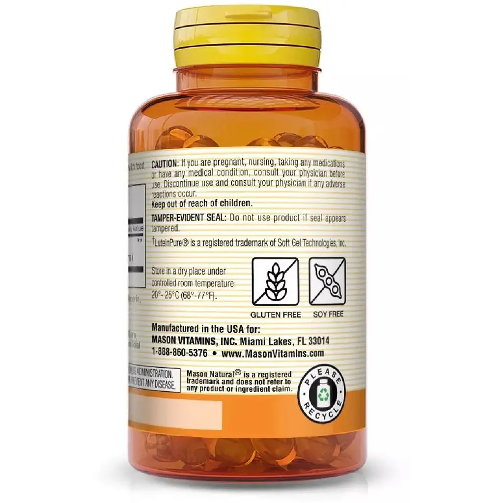 Лютеїн Mason Natural 20 мг 30 капсул - фото 3