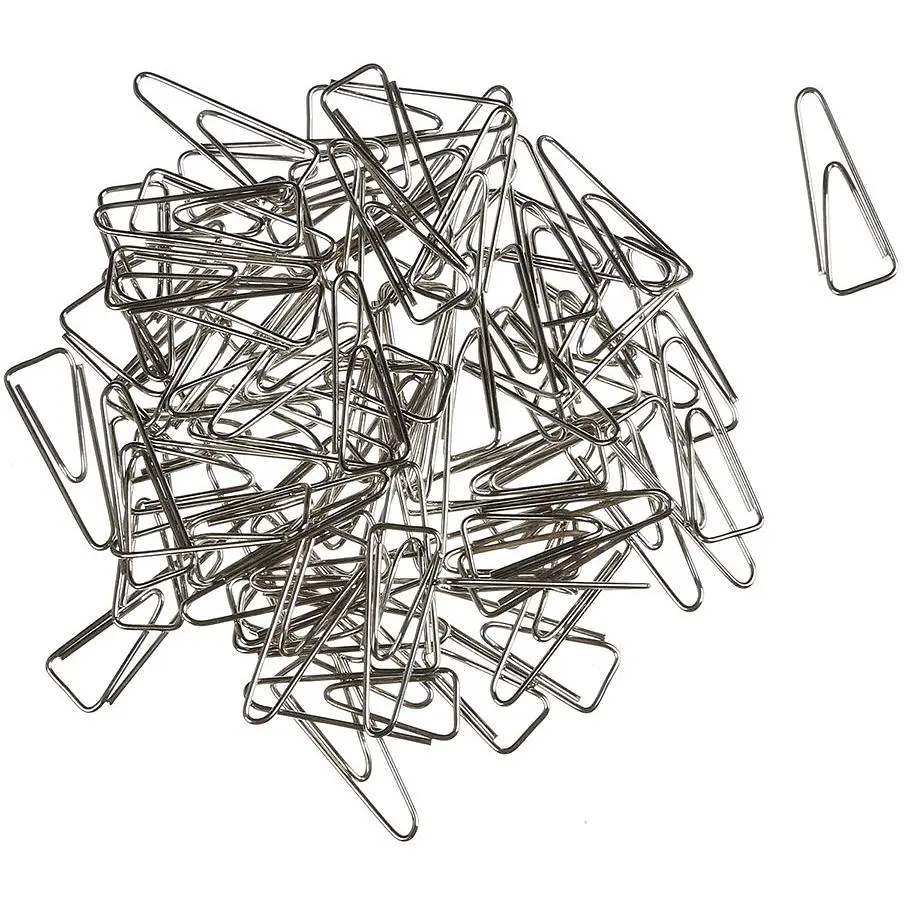 Скрепки никелированные Buromax 25 мм 100 шт. (BM.5007) - фото 2