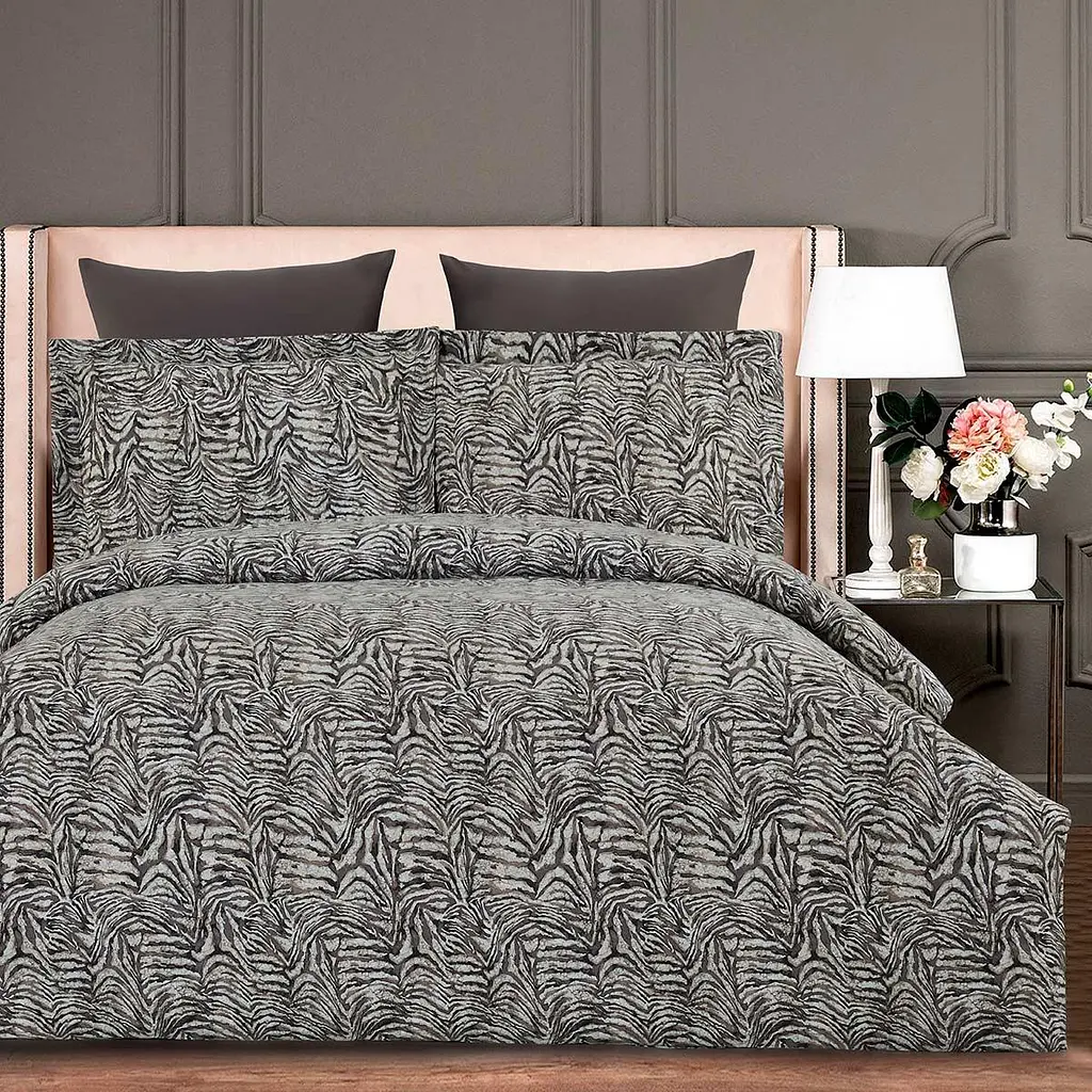 Постельное белье евро Arya Exotic Alamode Сатин AR-TR1005577 200х220 см - фото 5