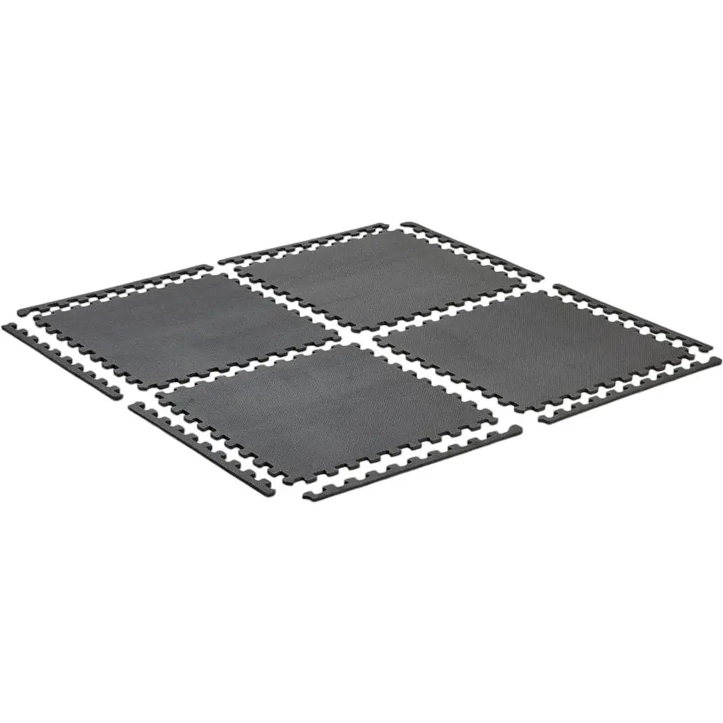 Мат-пазл York Fitness Floor Guard 1.2 см 4 части черный - фото 3