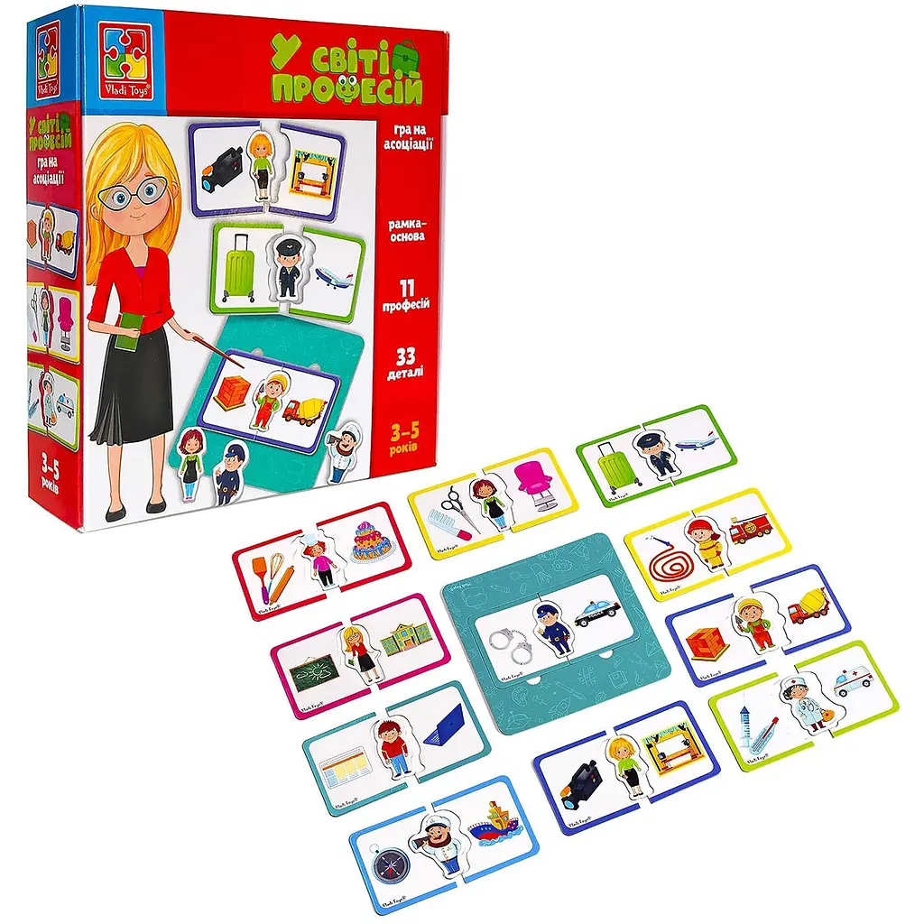 Игра настольная Vladi Toys В мире профессий (VT1804-44) - фото 2