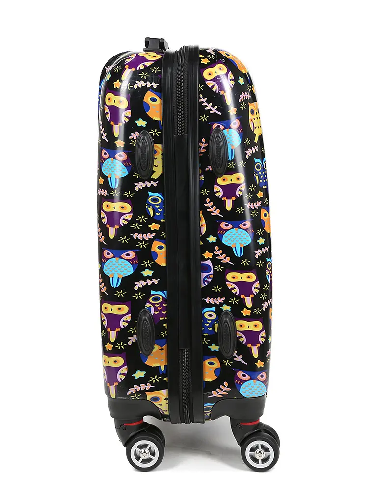 Валіза середня M полікарбонат Worldline Airtex 809/black_hibou Різнокольорова - фото 6