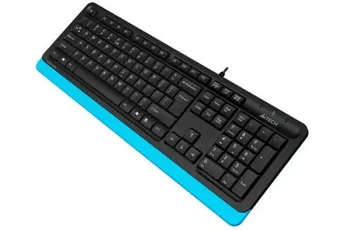 Клавіатура FK10 "Fstyler", Black/Blue A4Tech teh0020597 - фото 5