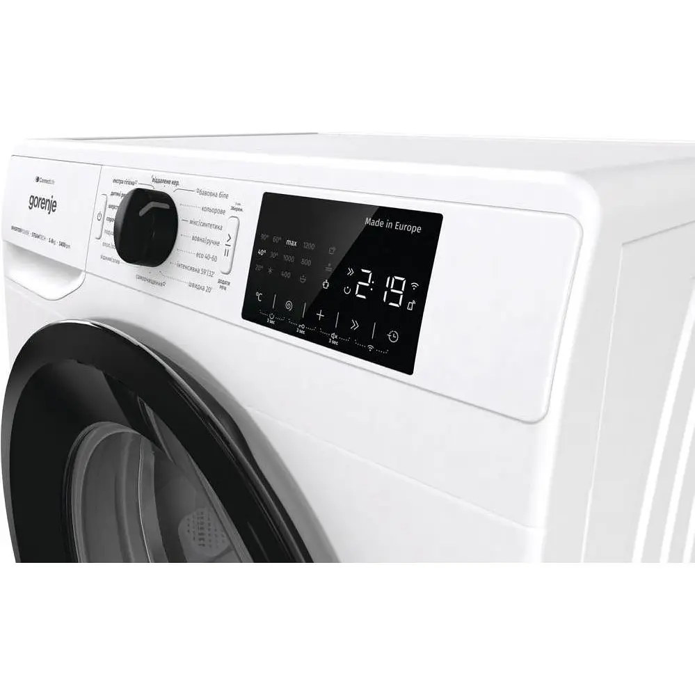 Пральна машина Gorenje WPNEI84SBSWIFI/UA автоматична - фото 8
