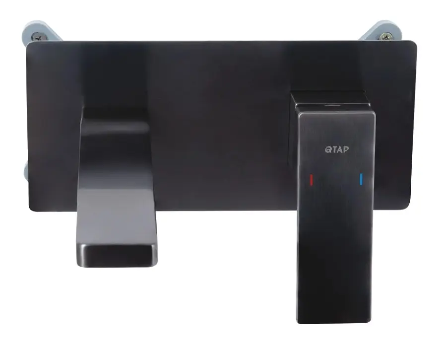 Смеситель для раковины Qtap скрытого монтажа Gemini, Gunmetal Black PVD (k35) QTGEM273GMB45695 - фото 2