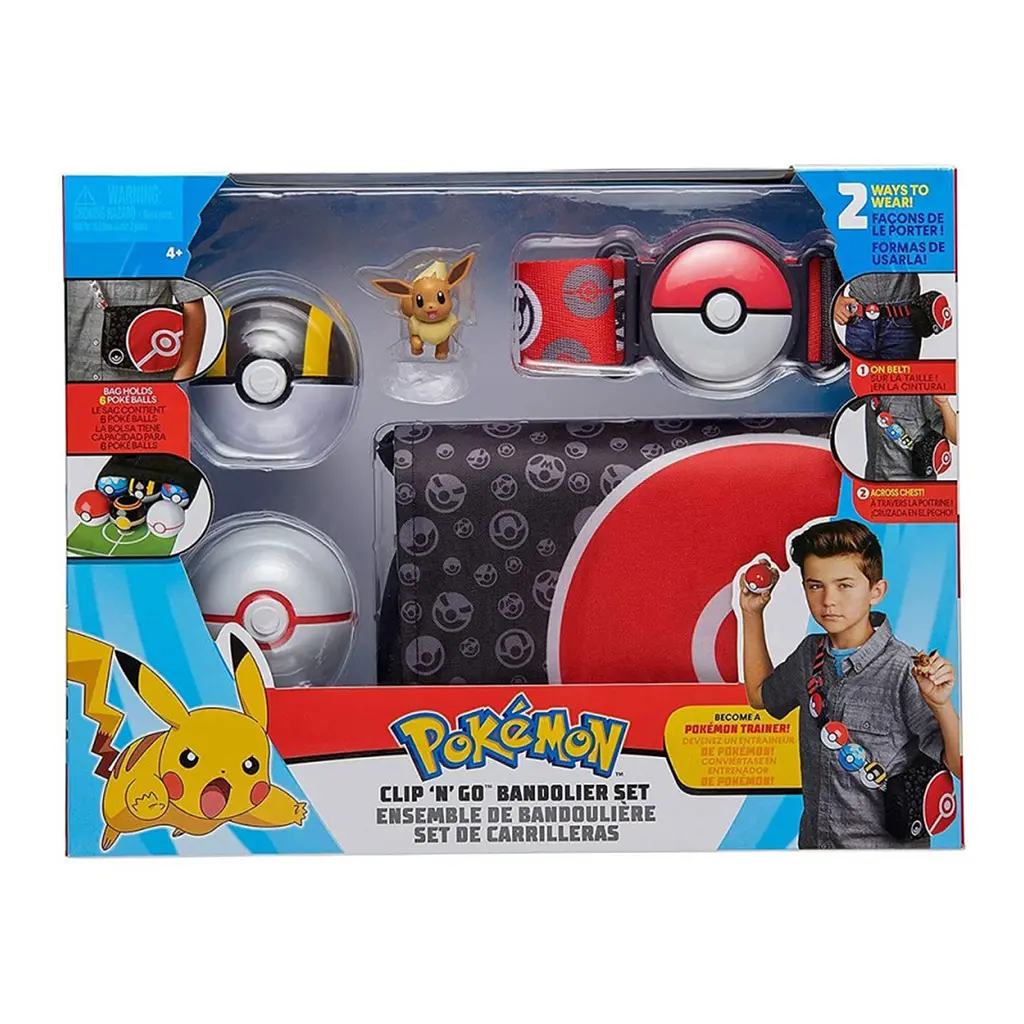 Игровой набор Pokemon W4 Clip N Go Pokemon Trainer (PKW3157) - фото 4