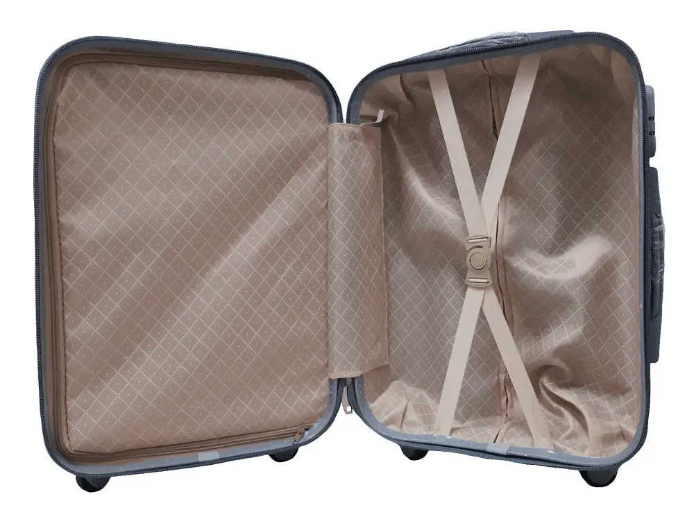Валіза маленька S ABS-пластик Milano bag 004 56,5×39×24см 40л Фіолетовий - фото 4