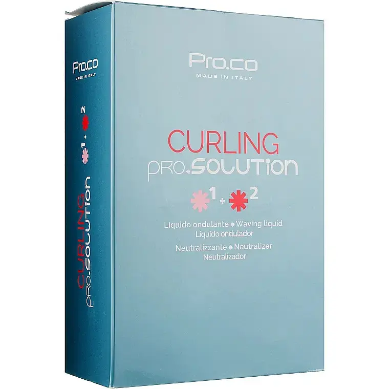 Комплекс Pro.Co Hair Curling System для завивки волосся (засіб для завивки 250 мл та нейтралізатор після 250 мл)