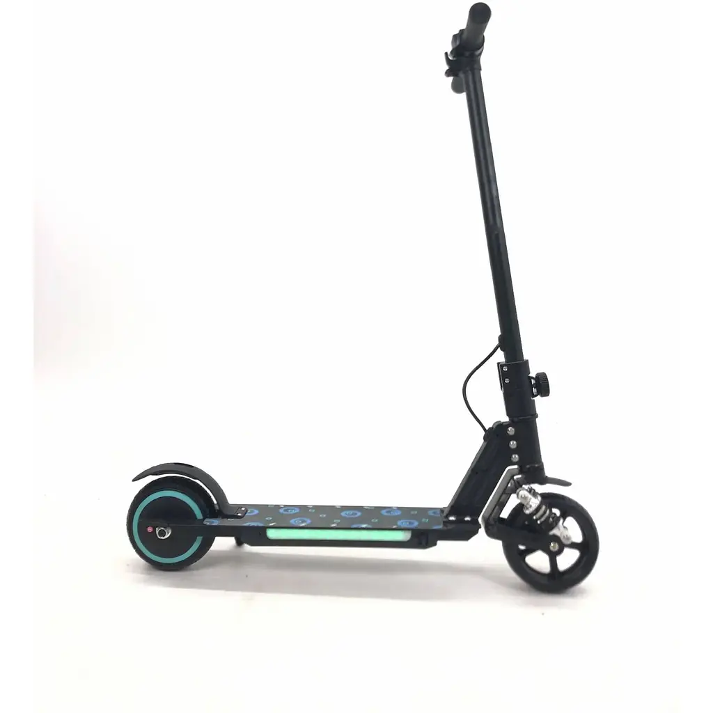 Дитячий Електросамокат E-Scooter ES3 LED + амортизатор Чорний - фото 7