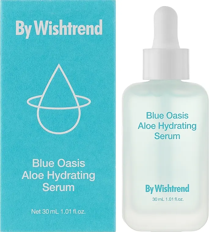 Увлажняющая сыворотка с экстрактом алоэ By Wishtrend Blue Oasis Aloe Hydrating Serum 30 мл - фото 2