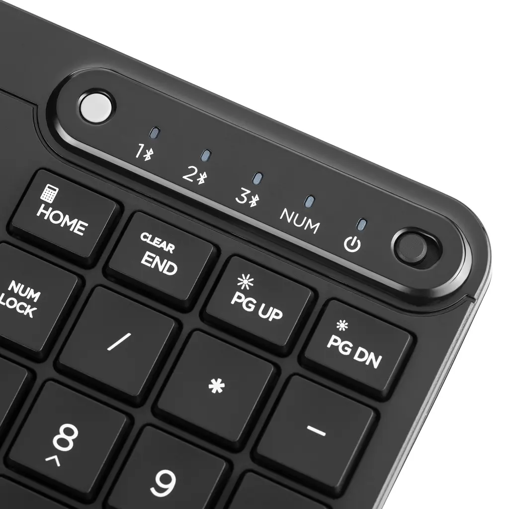 Клавиатура мембранная 460 Multi-Device key, BT, EN/UK, черный HP teh0025005 - фото 9