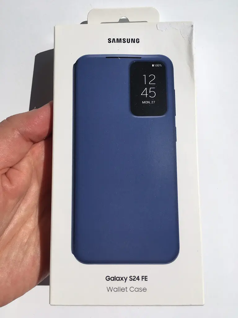 Оригінальний чохол-книжка Samsung Galaxy S24 FE (S721) Smart View Wallet Case Blue EF-ZS721CLEGWW - фото 2