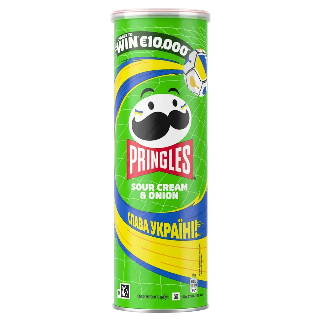 Набір: Чипси Pringles Sour Cream & Onion Сметана та цибуля 165 г + Енергетичний напій Red Bull 355 мл
 - фото 2